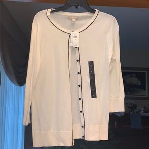 NWT Banana Republic cream cardigan - medium